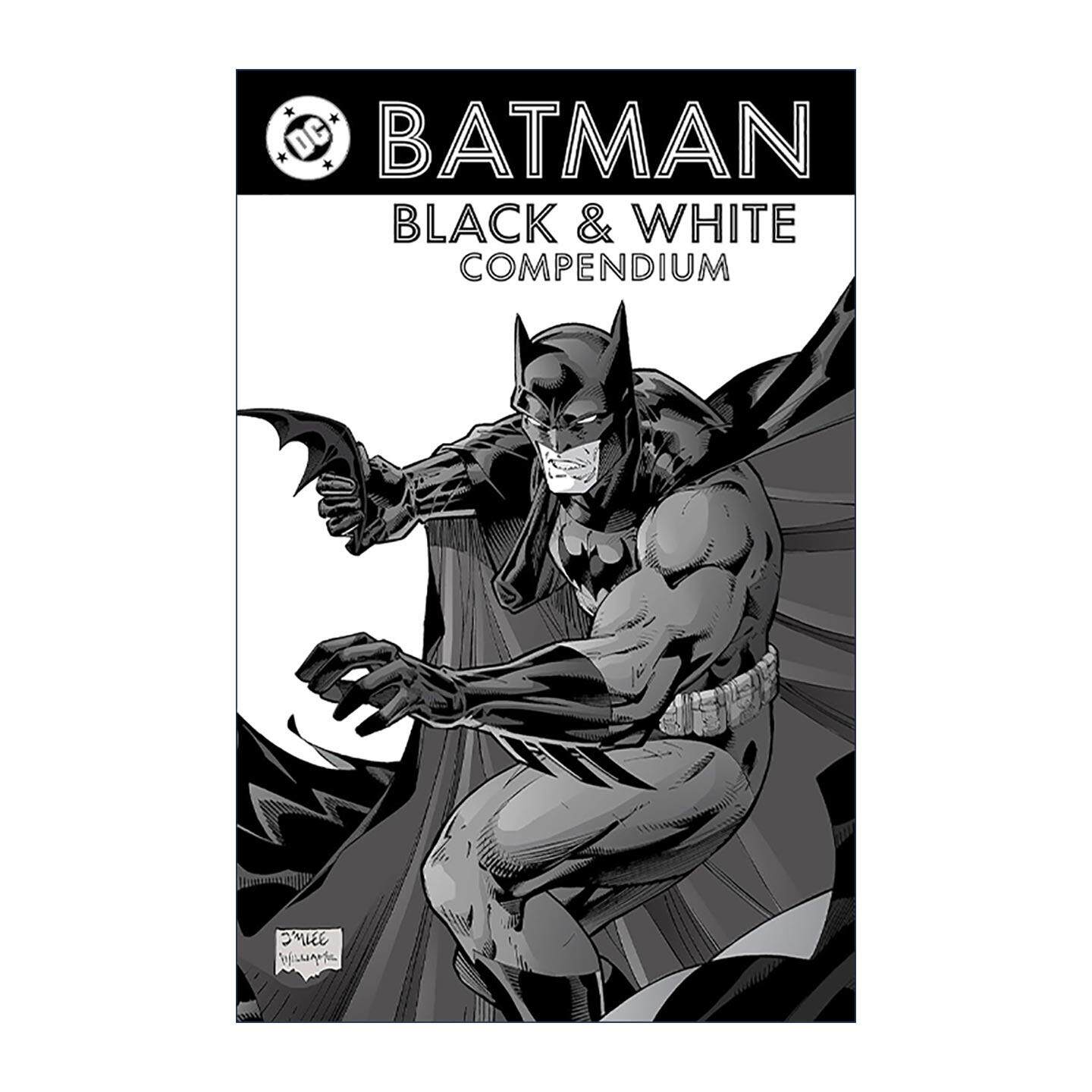 英文原版 Batman Black & White Compendium 蝙蝠侠 黑与白 完全版 DC漫画 J.H. Williams 英文版 进口英语原版书籍