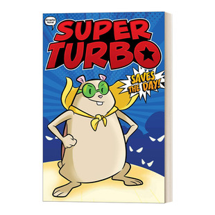 the Day 仓鼠超人系列 Super 彩页漫画书进口原版 Saves 英文书籍 Turbo