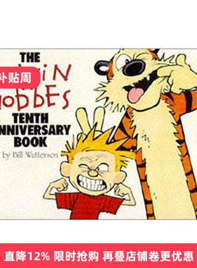 英文原版 Calvin & Hobbes:Tenth Anniversary Book 卡尔文和霍布斯十周年纪念书 英文版 进口英语原版书籍