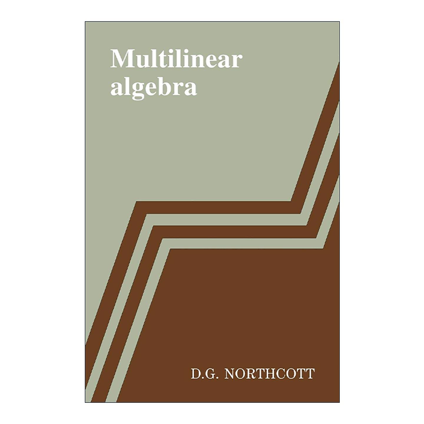 英文原版 Multilinear Algebra 多重线性代数 D. G. Northcott 英文版 进口英语原版书籍