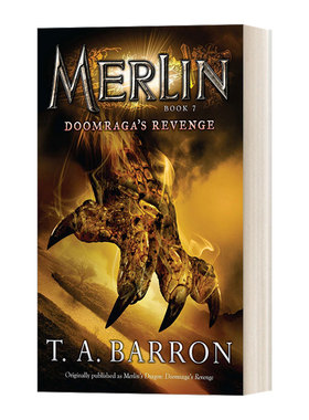英文原版 Doomraga's Revenge Book 7 Merlin Saga 梅林传奇系列7 儿童幻想侦探冒险小说 T. A. Barron 英文版 进口英语原版书籍