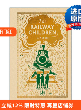 英文原版 The Railway Children 铁路边的孩子们 Puffin Clothbound Classics 精装海雀布纹经典 英文版 进口英语原版书籍