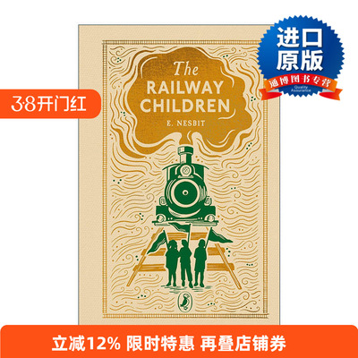 英文原版 The Railway Children 铁路边的孩子们 Puffin Clothbound Classics 精装海雀布纹经典 英文版 进口英语原版书籍