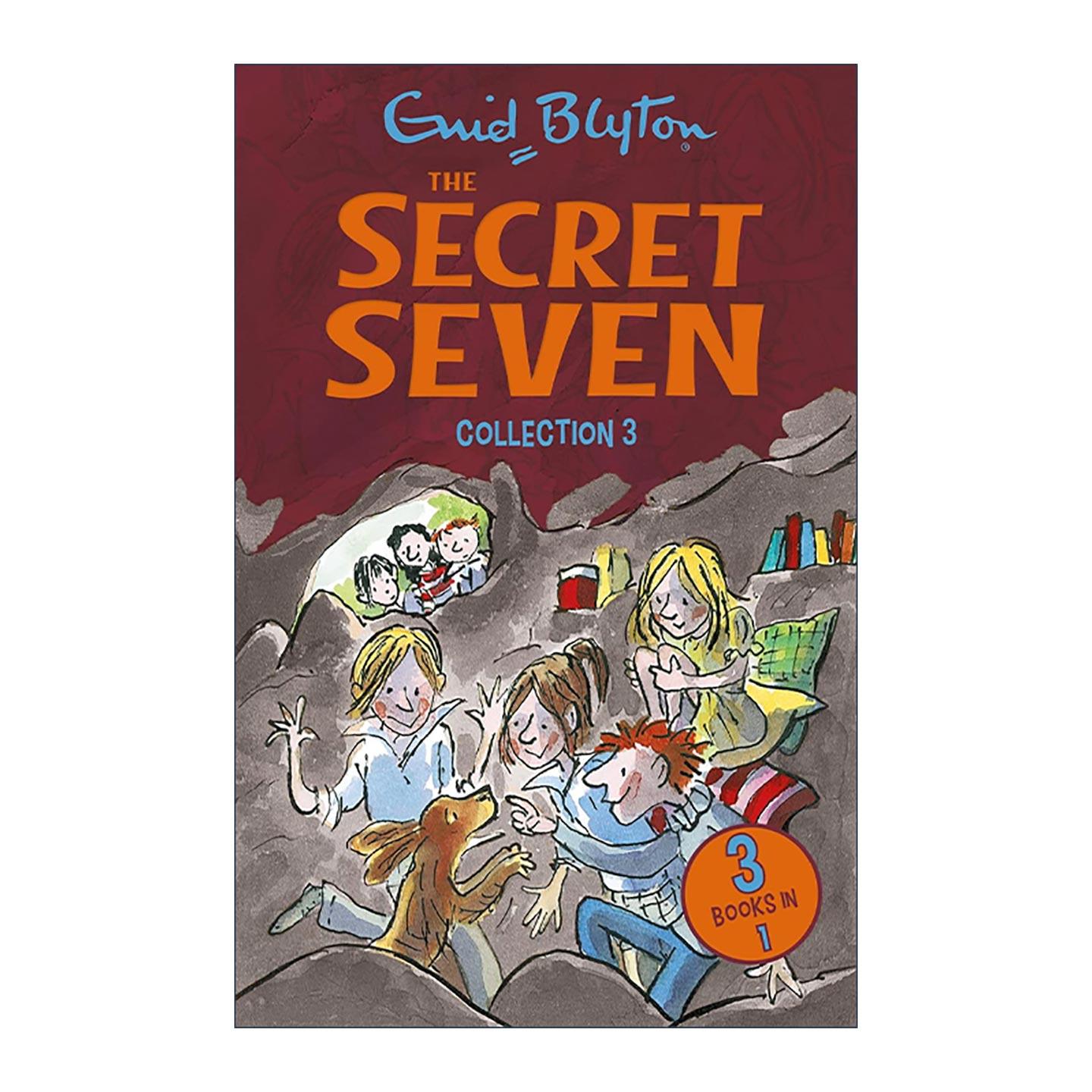 英文原版 The Secret Seven Collection 3 伊妮德·布莱顿 神秘七少年侦探团系列7-9 三合一故事集 英文版 进口英语原版书籍