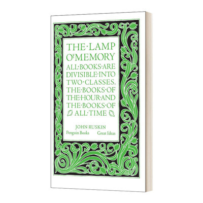The Lamp of Memory 约翰·罗斯金：记忆之灯 企鹅伟大思想系列进口英文原版书籍