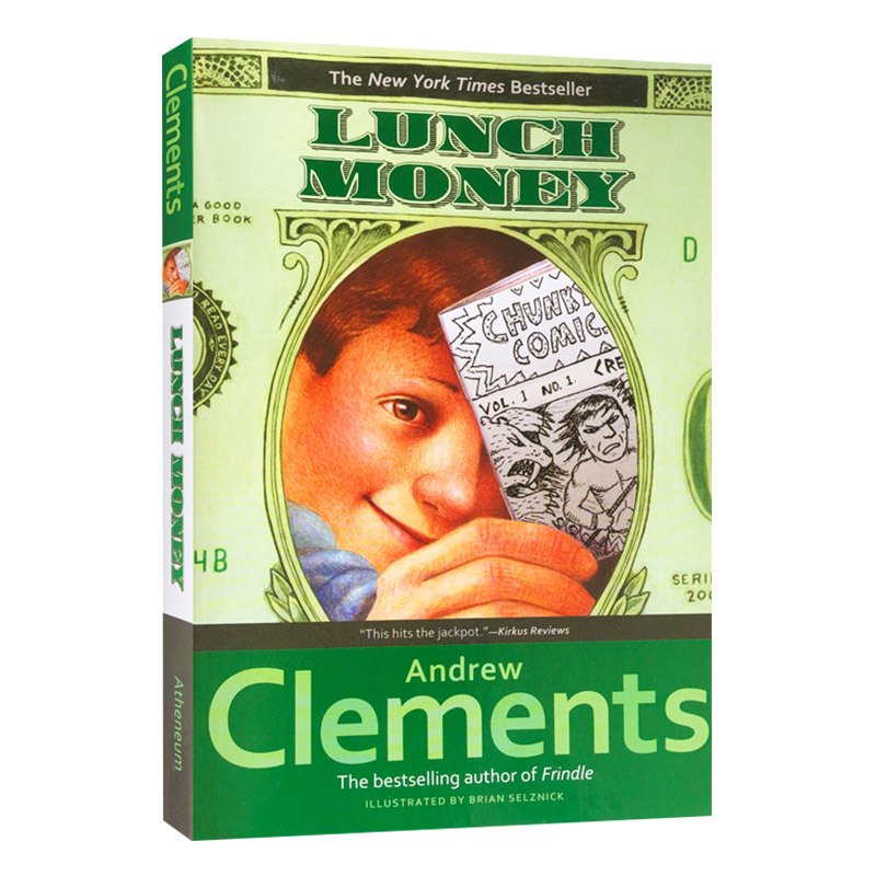 零花钱大计划 英文原版 Lunch Money 经典儿童文学小说 英文版进口原版英语课外阅读书籍 粉灵豆Frindle同作者 Andrew Clements