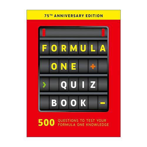 英文原版 Formula One Quiz Book 一级方程式赛车问答书 75周年纪念版 赛车科普 英文版 进口英语原版书籍