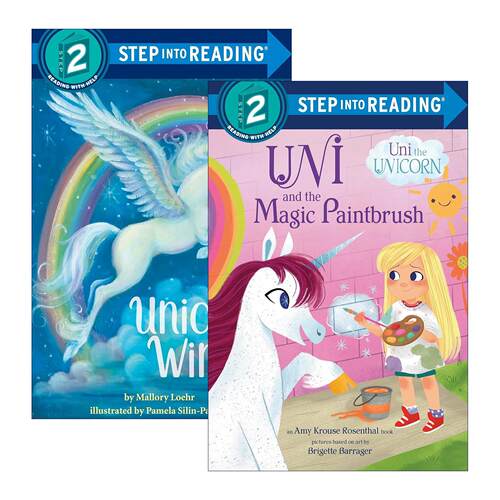 英文原版 Step into Reading 2 Uni 独角兽系列2册 兰登分级阅读2 英文版 进口英语原版书籍