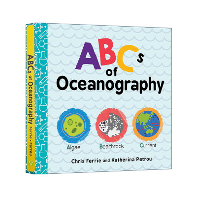 英文原版 ABCs of Oceanography 宝宝智学园 幼儿工程院 海洋学基本知识科普百科 STEM教育 纸板书 英文版 进口英语原版书籍