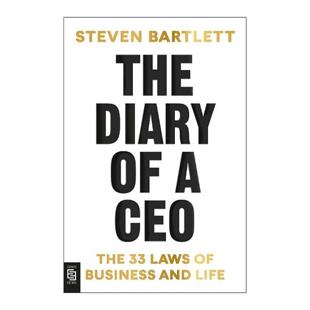 英文原版 The Diary of a CEO 首席执行官日记 商业和生活的33条法则 创业 Steven Bartlett 英文版 进口英语原版书籍