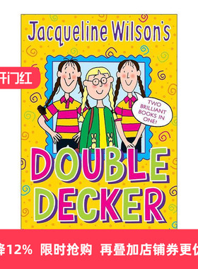 英文原版 Jacqueline Wilson Double Decker 杰奎琳·威尔逊 女孩友谊二合一故事书 英文版 进口英语原版书籍