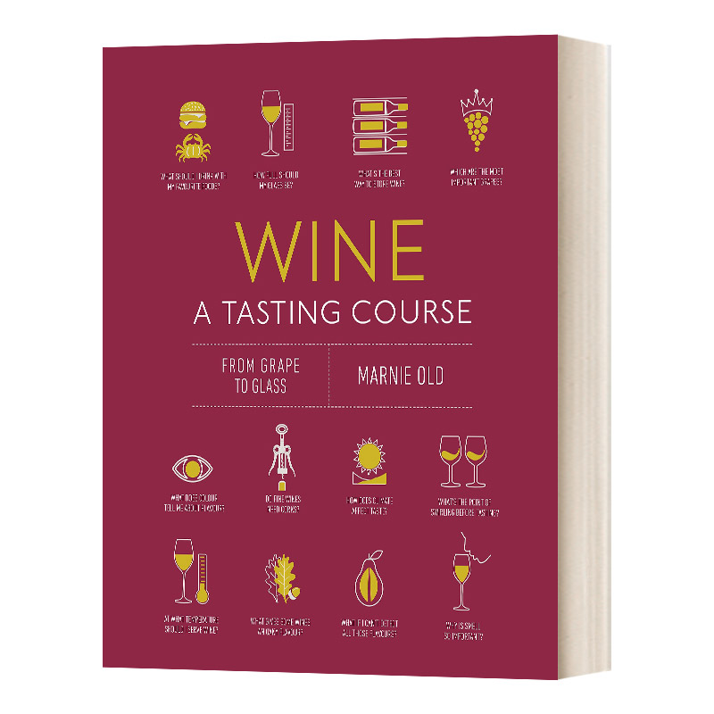 Wine A Tasting Course DK葡萄酒艺术指南 葡萄酒爱好者的终极课程 精装进口英文原版书籍