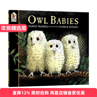 英文原版绘本 Owl Babies 小猫头鹰 童趣绘本 学前教育 4-6岁 Martin Waddell 英文版 进口英语原版书籍