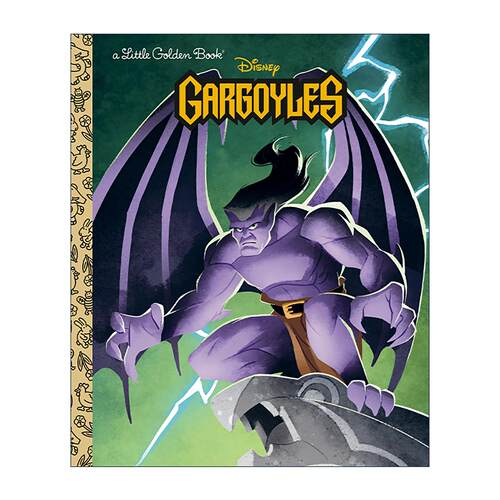 英文原版 Disney Gargoyles Little Golden Book 迪士尼 夜行神龙 兰登书屋精装小金书 英文版 进口英语原版书籍