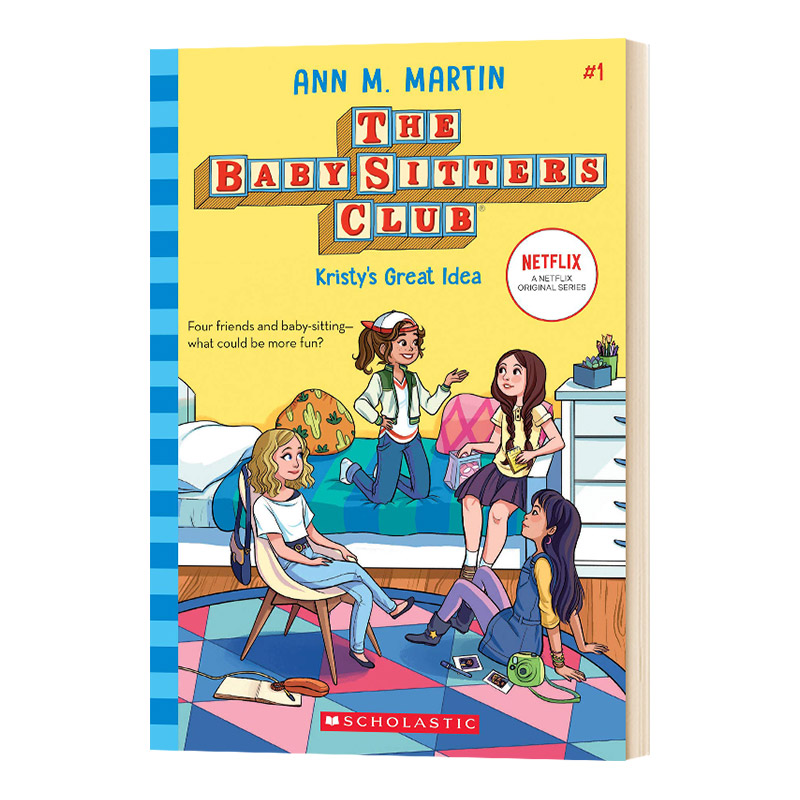 保姆俱乐部小说1 Kristy's Great Idea The Baby Sitters Club 1 英文原版 英文版进口英语课外阅读故事书 幽默章节桥梁书小说书籍