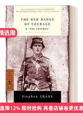 英文原版 The Red Badge of Courage & The Veteran 红色英勇勋章 老兵 Stephen Crane斯蒂芬·克莱恩 英文版 进口英语原版书