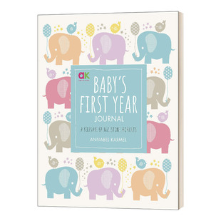 英文原版 Baby s First Year Journal 宝宝出生的第一年 精装 英文版 进口英语原版书籍