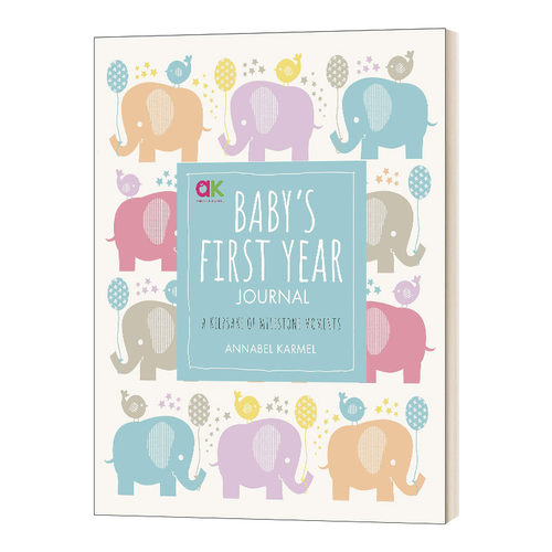 英文原版 Baby s First Year Journal 宝宝出生的第一年 精装 英文版 进口英语原版书籍