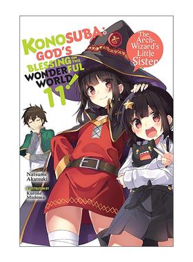 英文原版 Konosuba God's Blessing on This Wonderful World Vol.11 为美好的世界献上祝福11 日本奇幻冒险幽默轻小说 进口