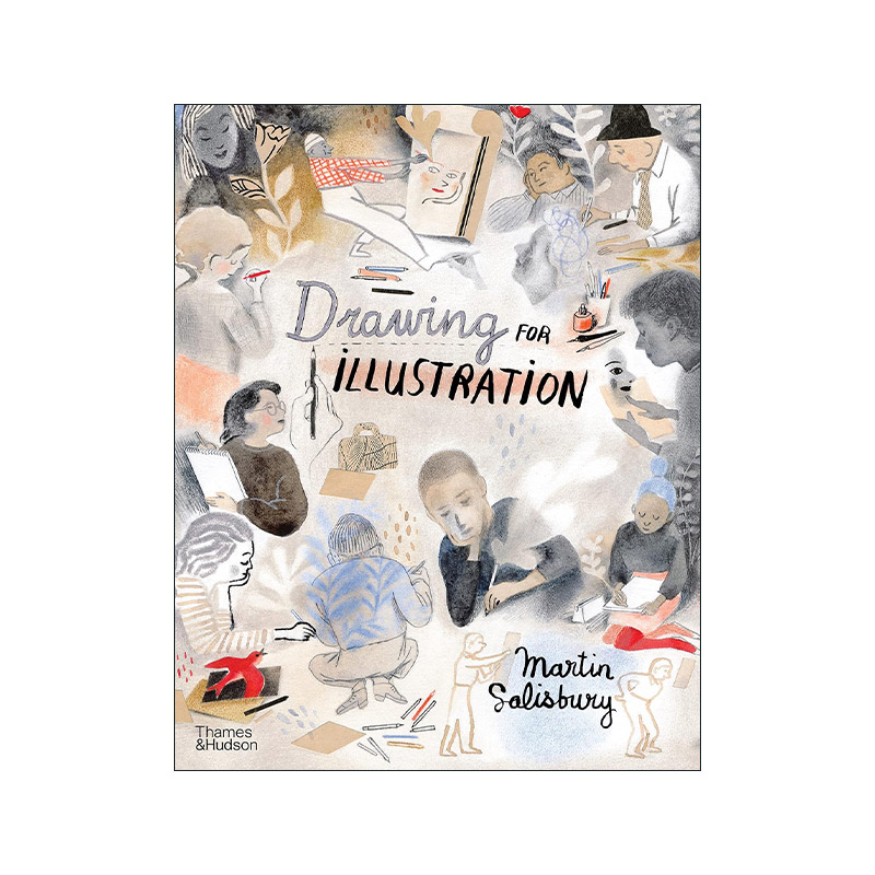 英文原版 Drawing For Illustration 作为插画的绘画 绘图技巧构图原理颜色运用 精装 英文版 进口英语原版书籍