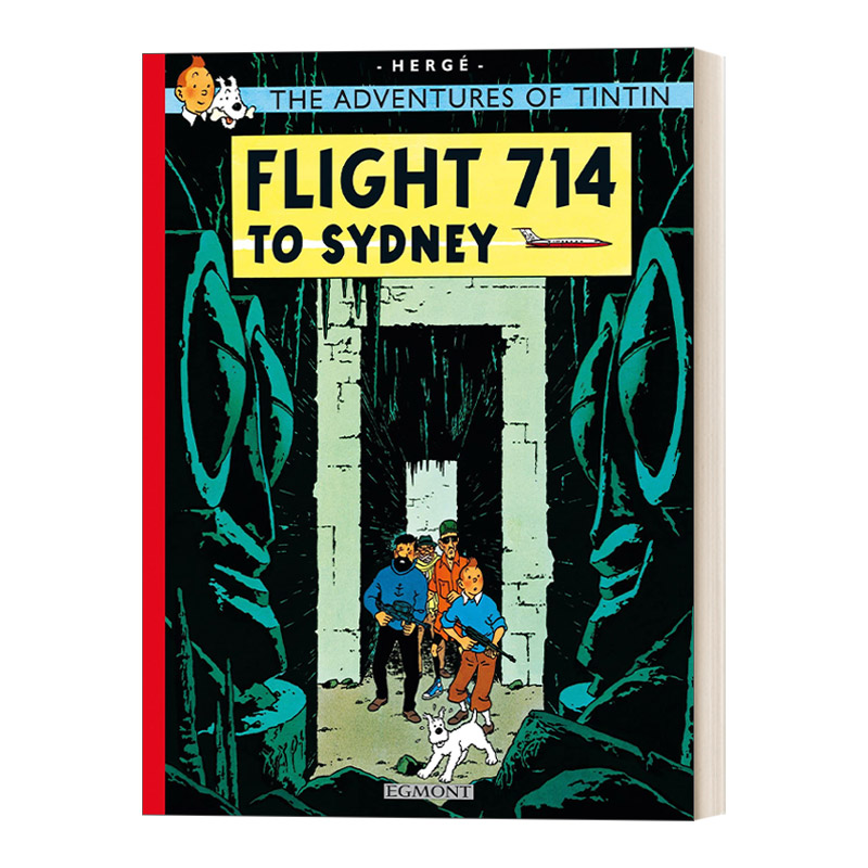 英文原版 Flight 714 To Sydney 丁丁历险记之714航班 英版 The Adventures Of Tintin 英文版 进口英语原版书籍