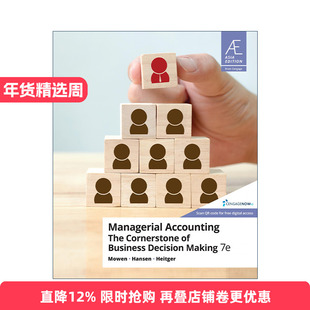 英文原版 Managerial Accounting The Cornerstone of Business Decision-Making 管理会计 企业决策 的基石 第7版 进口英语书籍