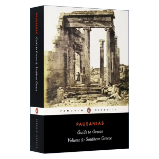 英文原版 Guide to Greece Volume 2 Southern Greece Penguin Classics 希腊志2 企鹅黑经典 Pausanias 英文版 进口英语原版书籍