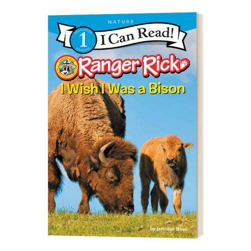 英文原版 Ranger Rick I Wish I Was a Bison 我希望我是一头野牛 I Can Read一阶段分级读物 英文版 进口英语原版书籍