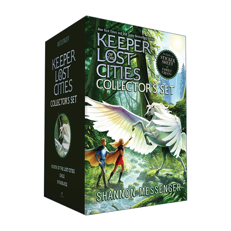 英文原版 Keeper of the Lost Cities Collector's Set 失落城市的守护者 1-3册盒装 英文版 进口英语原版书籍