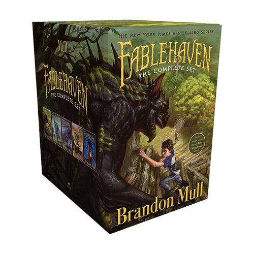英文原版 Fablehaven Complete Set Boxed Set 奇幻王国法柏哈温1-5套装 魔灵禁地 布兰登·马尔 英文版 进口英语原版书籍