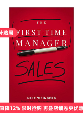 英文原版 The First-Time Manager Sales 第一次当经理之销售 英文版 进口英语原版书籍