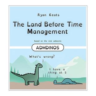 英文原版 The Land Before Time Management Adhdinos 真的不用成为很好的大人 守护你稀奇古怪的可爱 精装 进口英语原版书籍