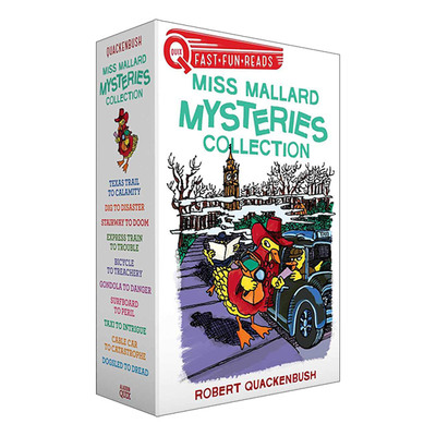 Miss Mallard Mysteries Collection 鸭侦探马拉德小姐探案集10册盒装 进口原版英文书籍