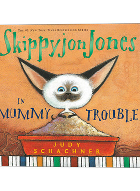 英文原版 Skippyjon Jones in Mummy Trouble 小剑侠跳跳周 木乃伊烦恼 3-6岁儿童英语启蒙认知辅导阅读图画书 培养宝宝兴趣可爱