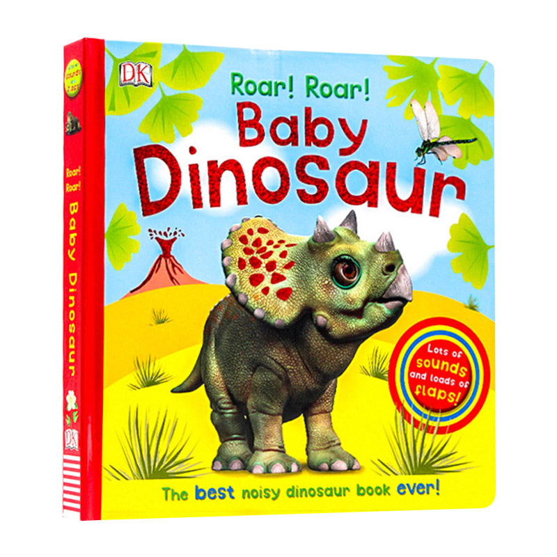 Roar! Roar! Baby Dinosaur  DK大开本纸板书 恐龙宝宝进口原版英文书籍