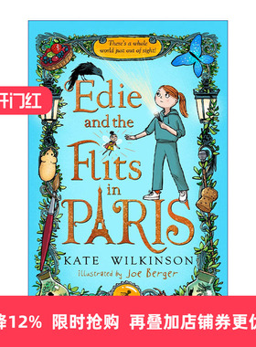 英文原版 Edie and the Flits in Paris 伊迪与巴黎的小飞虫  Edie and the Flits 2 英文版 进口英语原版书籍