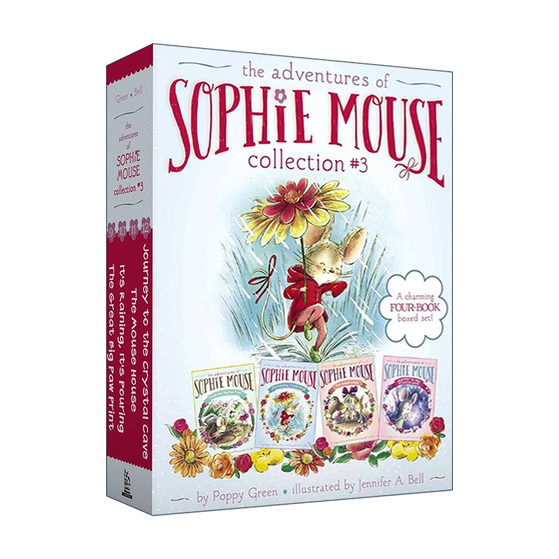 英文原版 The Adventures of Sophie Mouse Collection 3 老鼠苏菲历险记 9-12套装 英文版 进口英语原版书籍