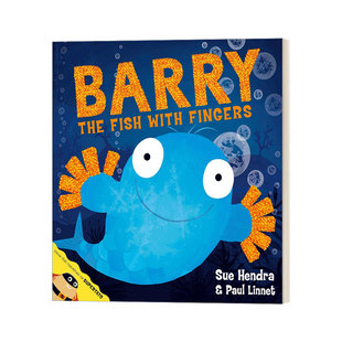Barry the Fish with Fingers 手指鱼巴里 儿童绘本 Sue Hendra 绘本进口原版英文书籍