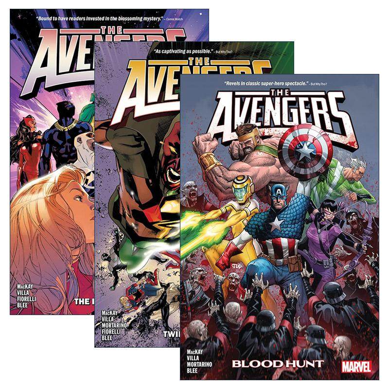 英文原版 Avengers By Jed Mackay 复仇者联盟系列1-3册 漫威漫画 不可能之城 暮光之梦 血猎 英文版 进口英语原版书籍