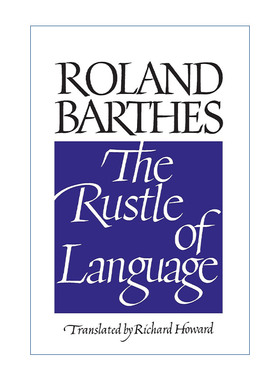 Rustle of Language 语言的轻声细语 文艺批评文集 Roland Barthes进口原版英文书籍