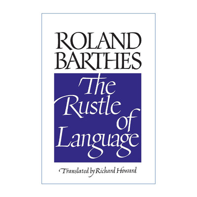 Rustle of Language 语言的轻声细语 文艺批评文集 Roland Barthes进口原版英文书籍