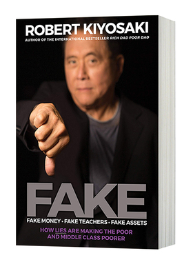 英文原版 富爸爸穷爸爸作者新书  FAKE Fake Money Fake Teachers Fake Assets 金融投资 伪造 英文版进口原版英语书籍