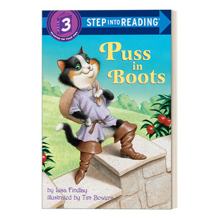 Step into Reading 3 - Puss in Boots 穿靴子的猫 兰登分级阅读3进口原版英文书籍