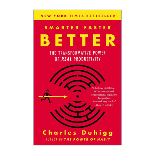 英文原版 Smarter Faster Better 高效的秘密 优化工作 高效是一种科学 习惯的力量作者Charles Duhigg英文版 进口英语原版书籍