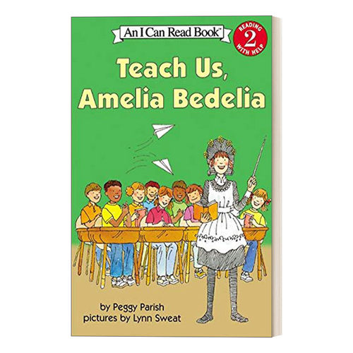 英文原版 Teach Us  Amelia Bedelia 教我们吧，阿米莉亚 糊涂女佣分级阅读 I Can Read Level 2 英文版 进口英语原版书籍