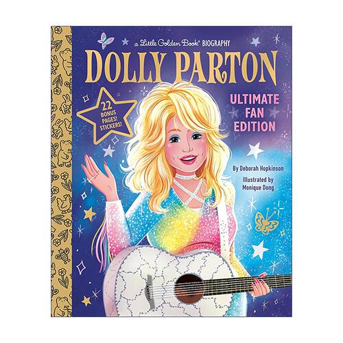 英文原版 Dolly Parton Ultimate Fan Edition Little Golden Book Biography 多莉·帕顿终极粉丝豪华版 儿童传记绘本 兰登书屋