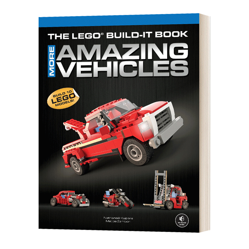 英文原版 The LEGO Build It Book Vol 2 乐高建造书2 神奇的交通工具 More Amazing Vehicles 英文版 进口英语原版书籍