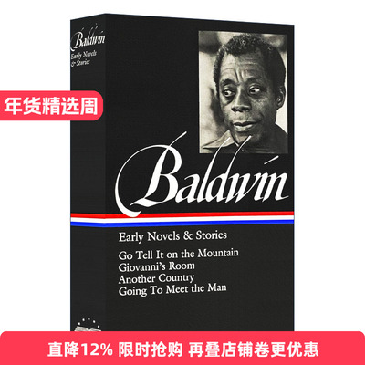 英文原版小说 James Baldwin Early Novels & Stories LOA #97 詹姆斯·鲍德温 早期小说和故事 精装 英文版 进口英语原版书籍