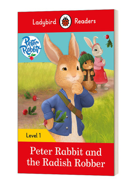 英文原版 Peter Rabbit and the Radish Robber - Ladybird Readers Level 1 英文版 进口英语原版书籍