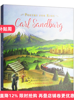 Poetry for Kids: Carl Sandburg 给孩子的诗  卡尔桑德伯格 精装进口原版英文书籍